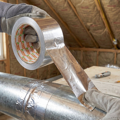 Aluminium foil tape used for duct repair and waterproof sealing