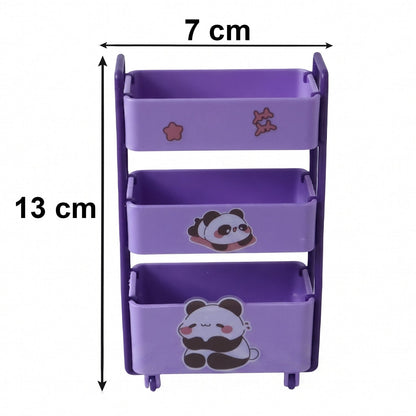 Size graphic showing the compact dimensions of the trolley.