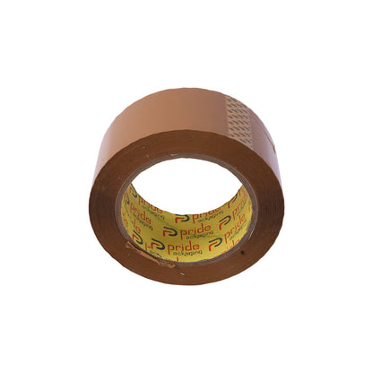 Brown cello tape with white background for packaging