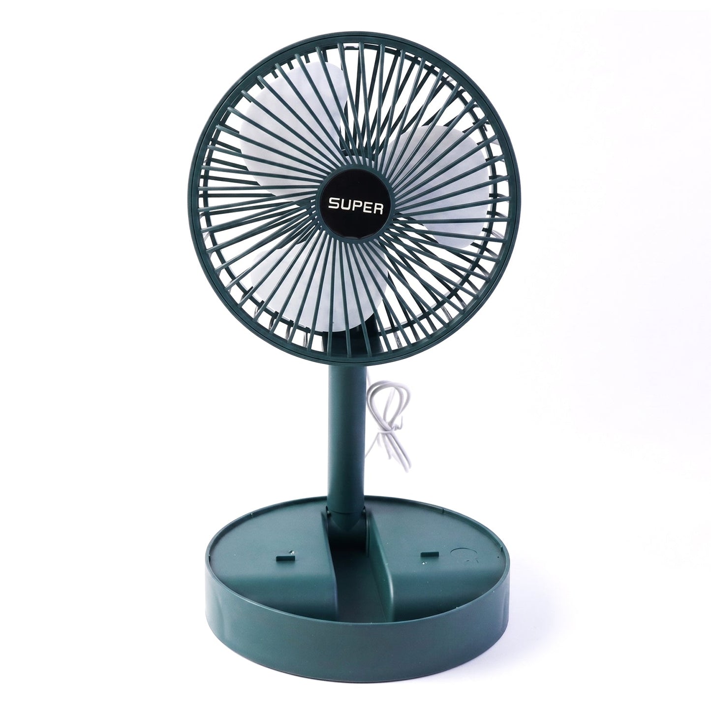 Portable USB fan with adjustable tilting stand