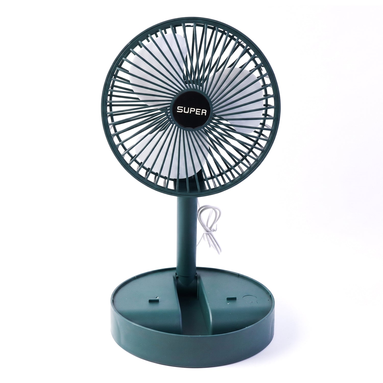 Portable USB fan with adjustable tilting stand