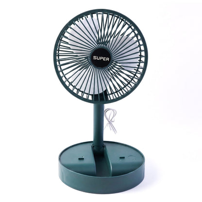 Portable USB fan with adjustable tilting stand