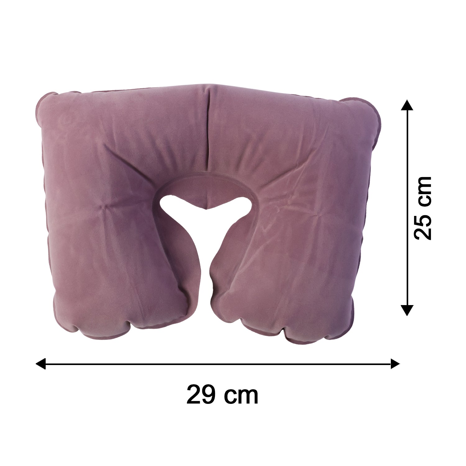 Size guide for travel neck pillow