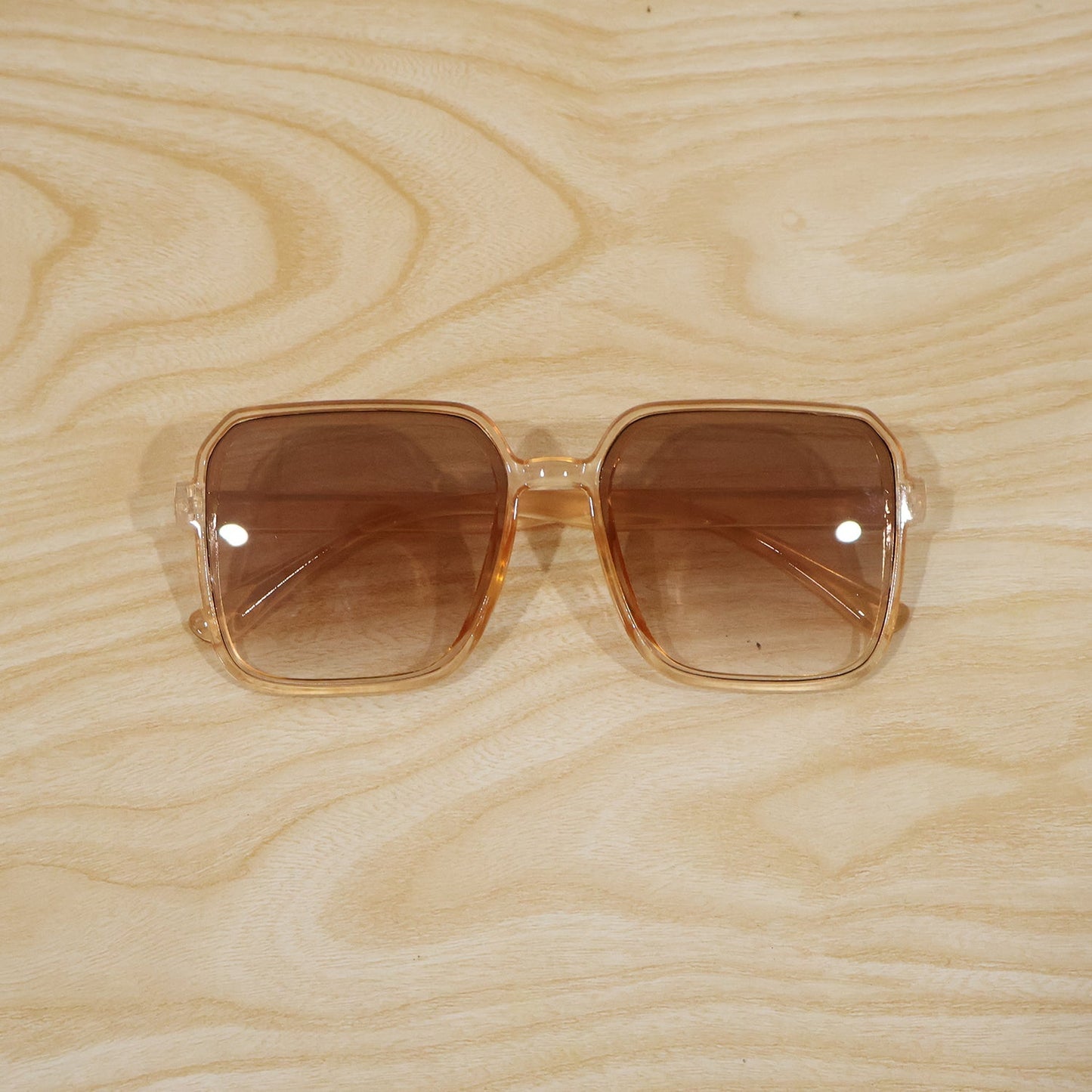 Detail view of trendy sunglasses for men and women