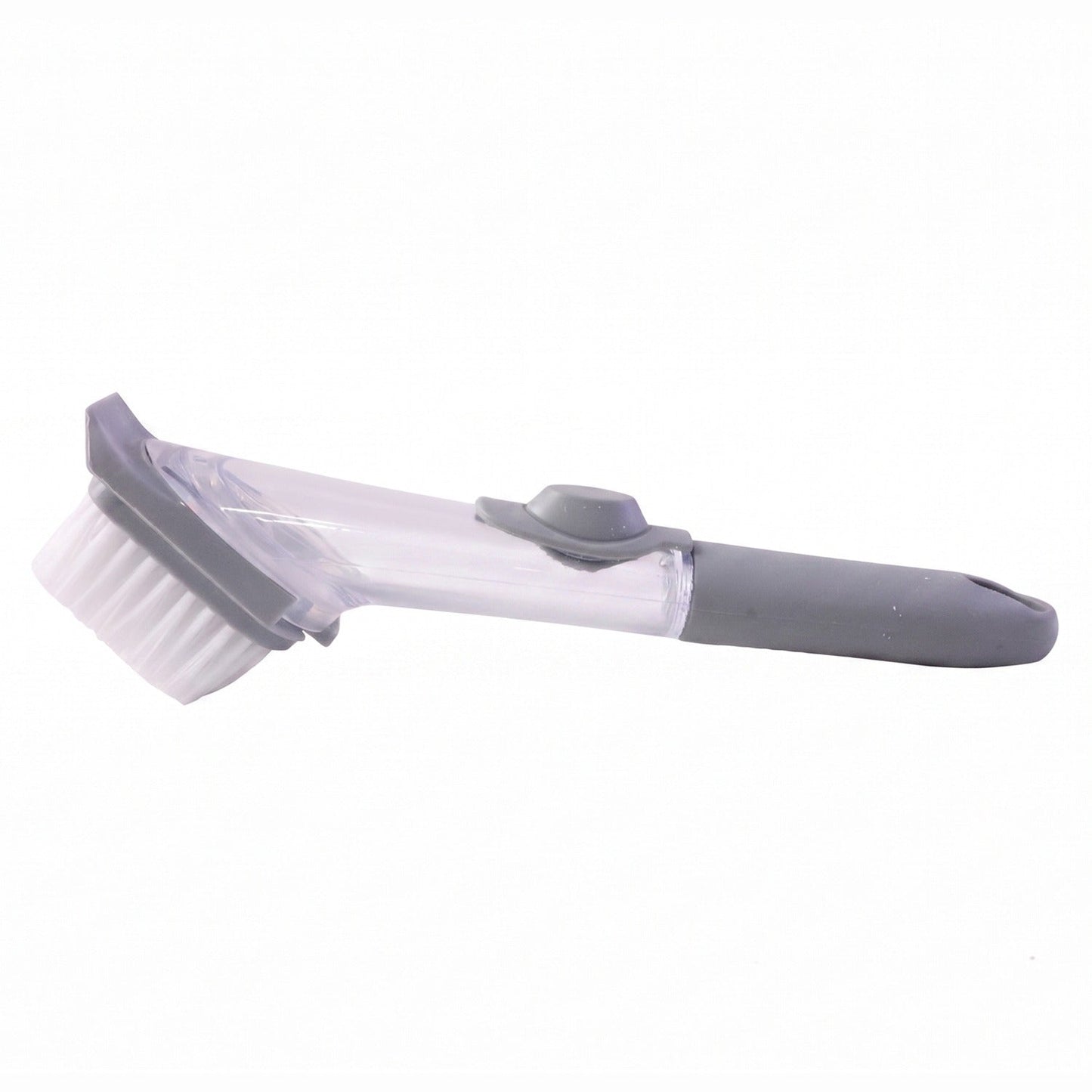 Dish scrub brush on white background showing design