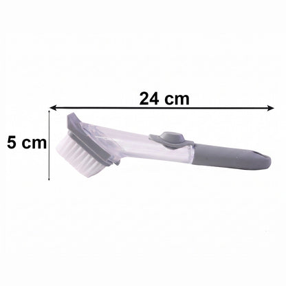Dimensions of the soap dispensing dish scrub brush
