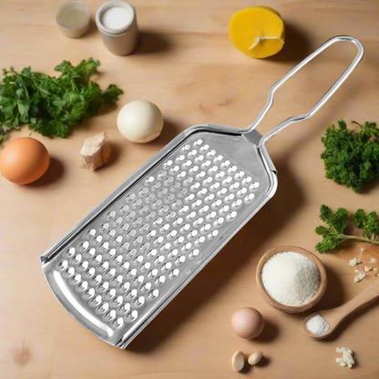 Stainless steel grater pack with multiple surfaces for zesting and shredding