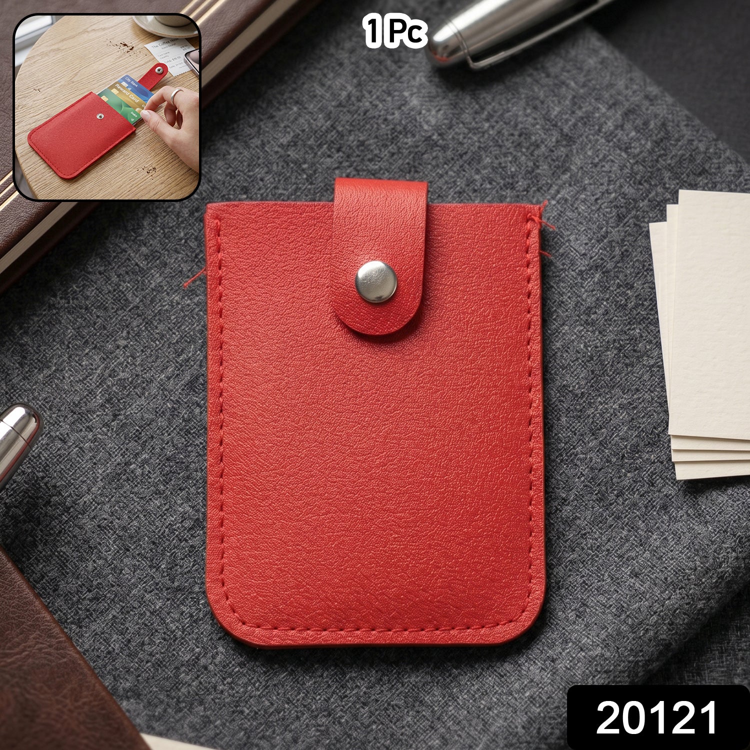 Card holder wallet pack showing multiple card slots for organization