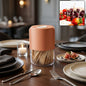 Stylish automatic pop-up toothpick dispenser on dining table