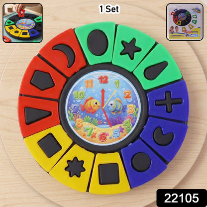 Educational puzzle toy set for kids in colorful packaging