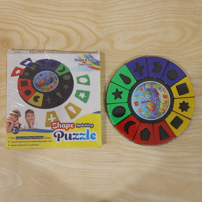Kids gift Ð shape matching puzzle toy with clock