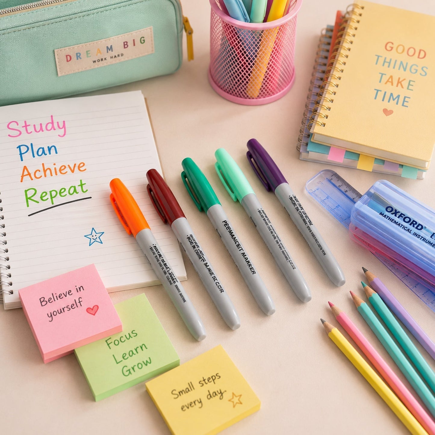 Marker pen suitable for office, school, and industrial applications