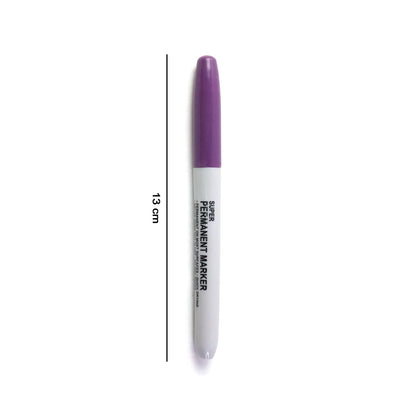 Various vibrant colors of permanent markers for creative work