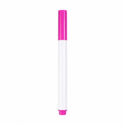 Close-up of fine tip of assorted colour marker pen for precision work.