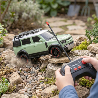 Children enjoying indoor outdoor RC racing car play