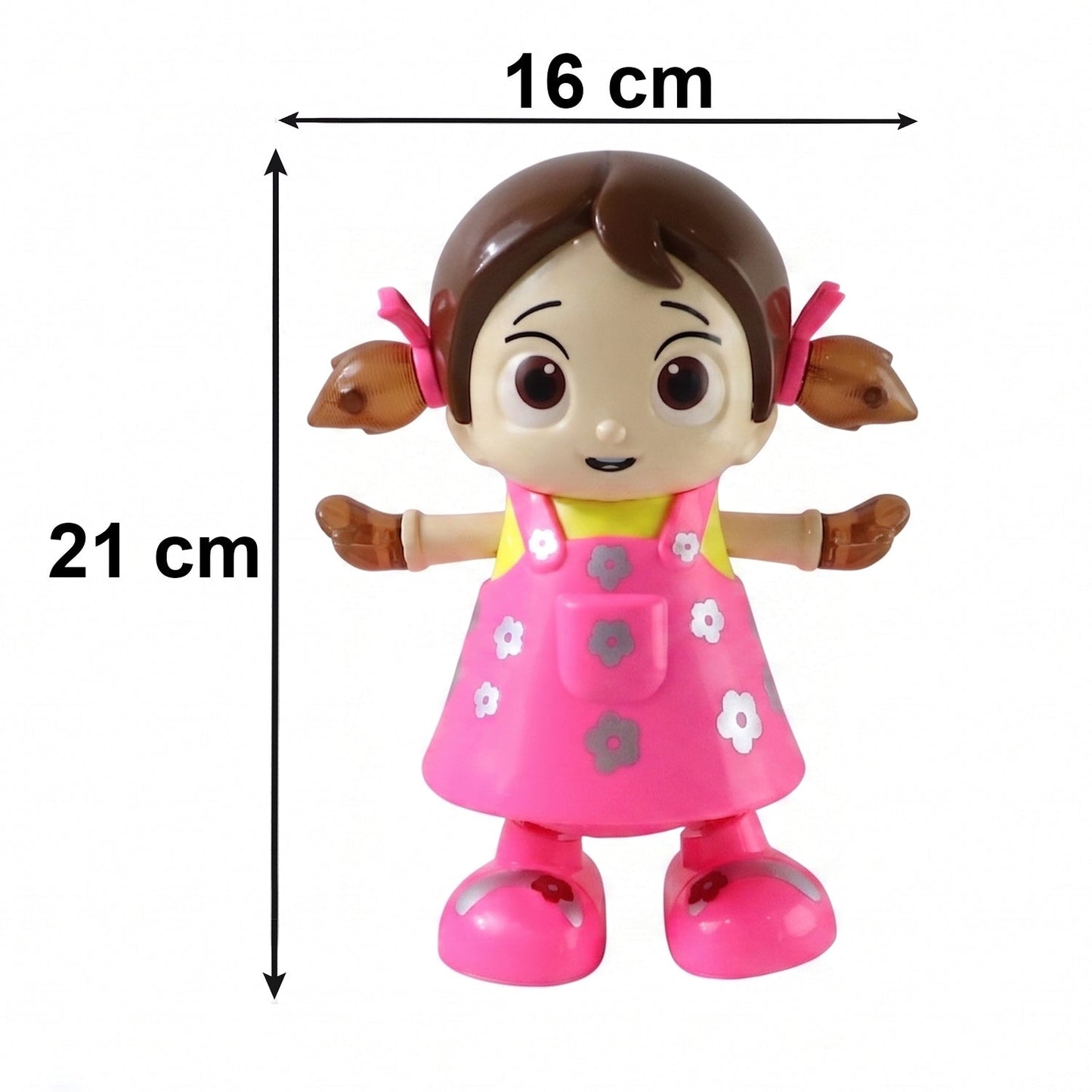 Dimensions of the kids' musical light toy