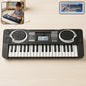 Electronic musical keyboard toy for kids with colorful keys and multiple sound options
