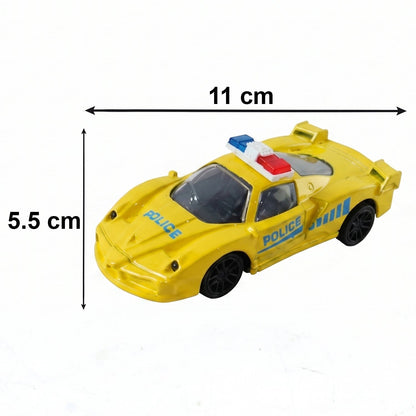 Size guide for police toy car