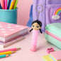 Colorful pop tube stretch cartoon toy for kids