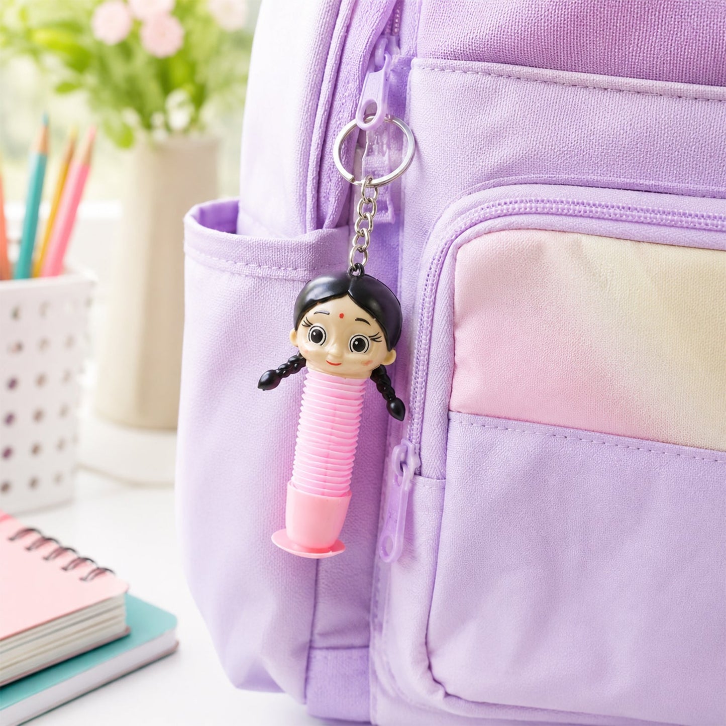 Bright, colorful stretch pop tube for children