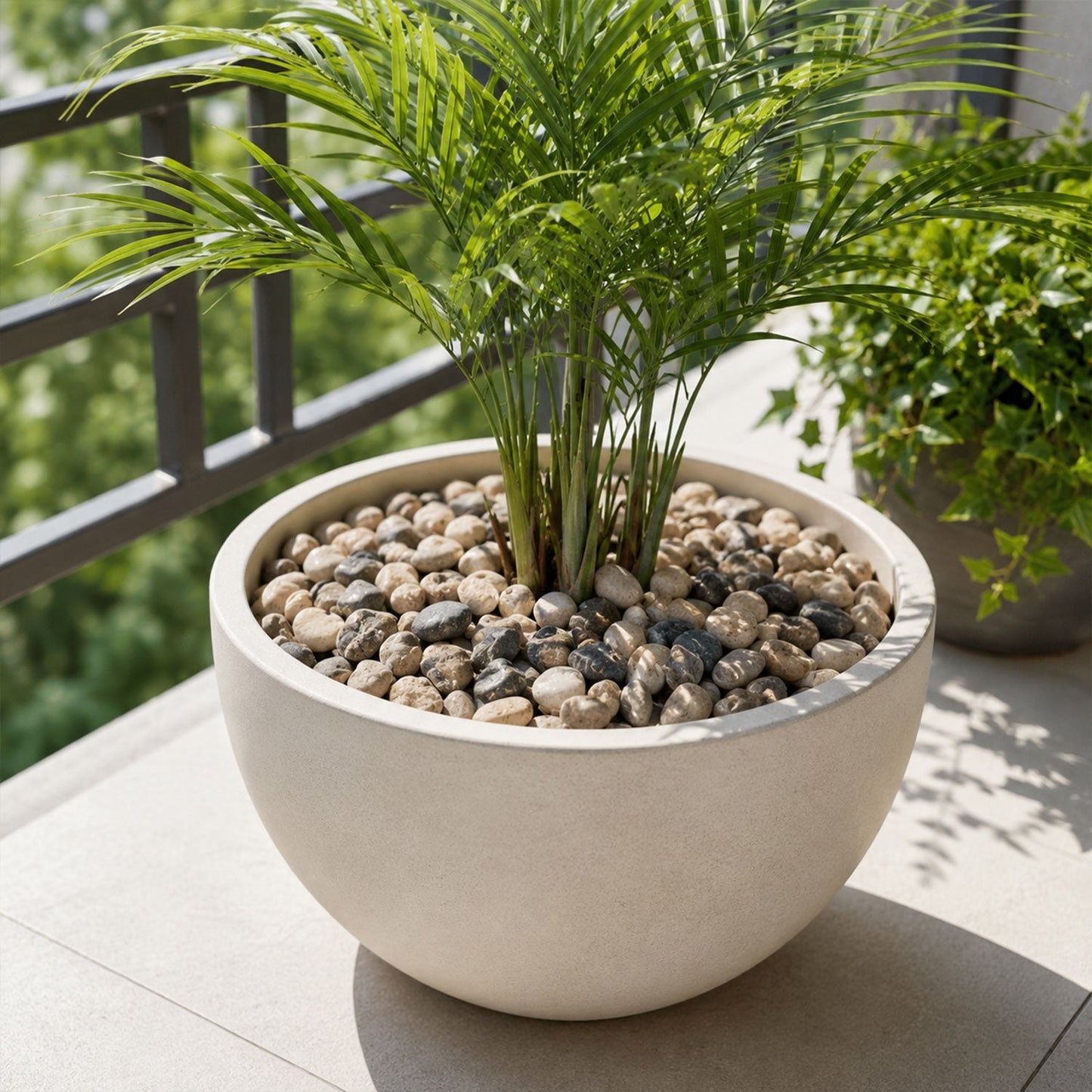 Decorative pebbles used in aquariums and vases for a natural aesthetic.