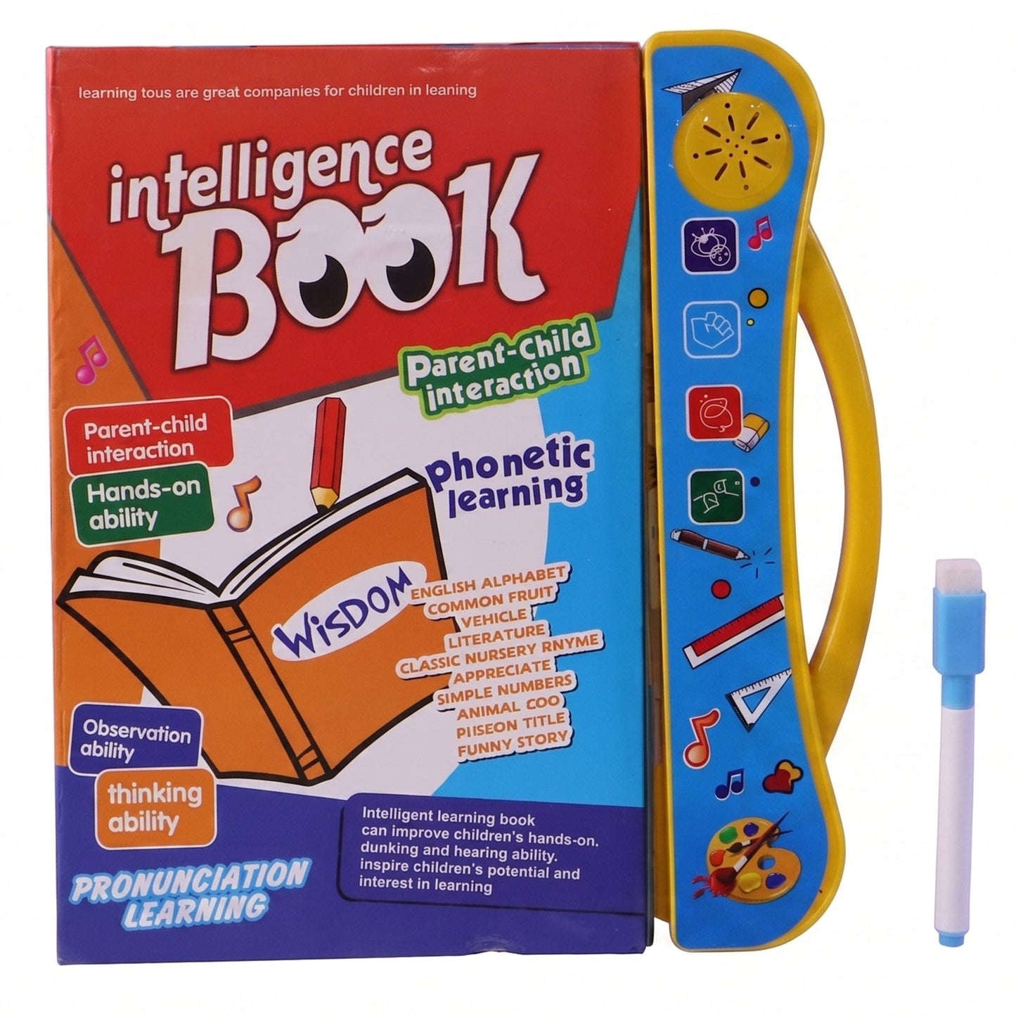 Kids sound book on white background