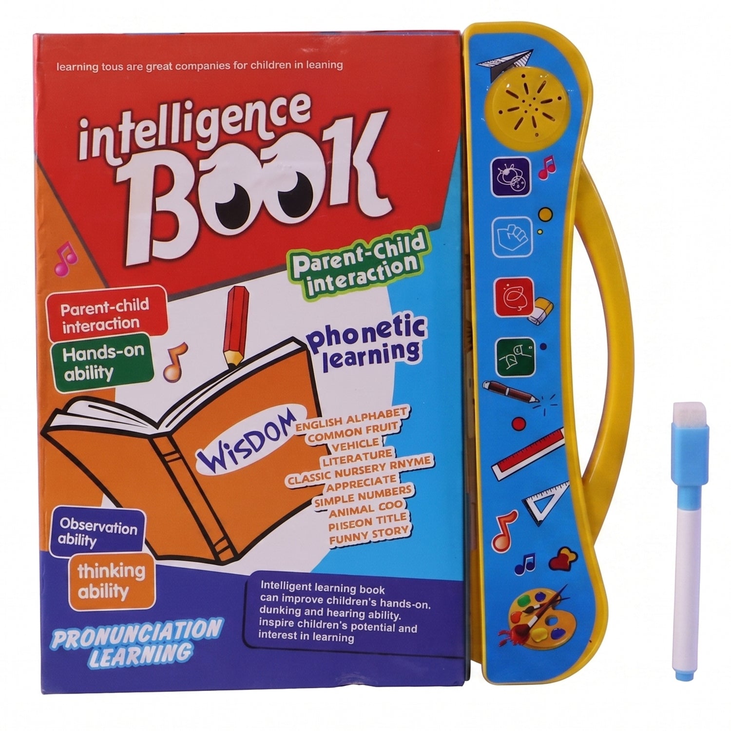 Kids sound book on white background