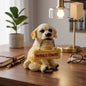 Cute dog welcome statue decorative showpiece for home entrance