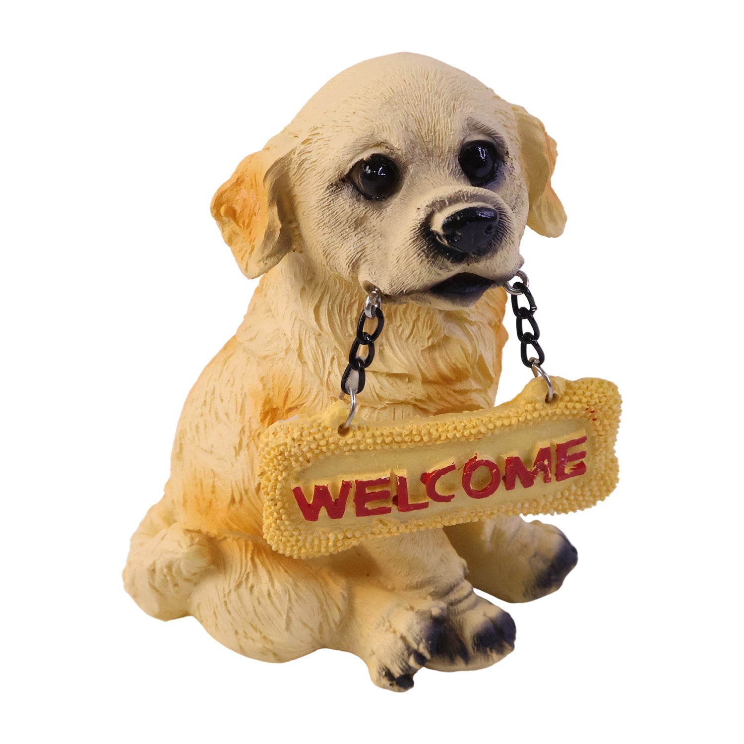Home decor resin dog statue for entrance or table