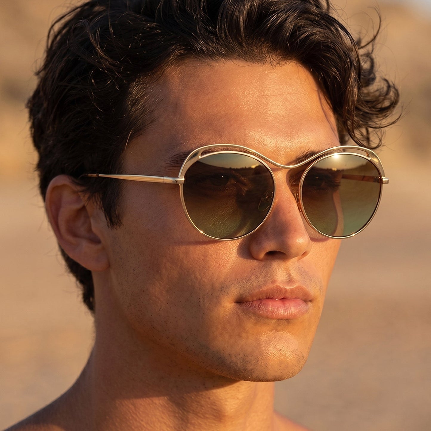 Eyewear being worn for outdoor and casual style