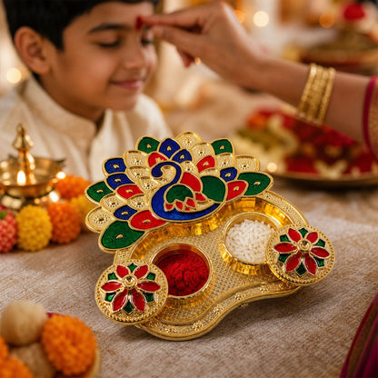 Kumkum holder for puja and tilak rituals