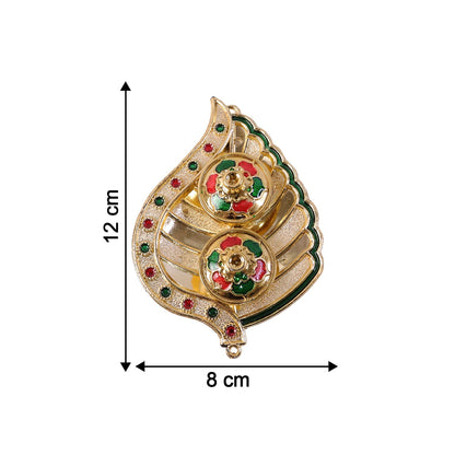 Size guide for mango-shaped kankavati