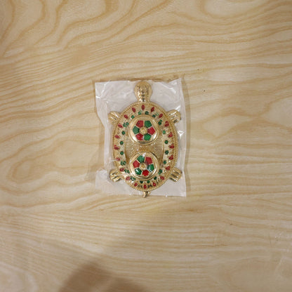 Packaged tortoise kumkum holder for puja and festivals