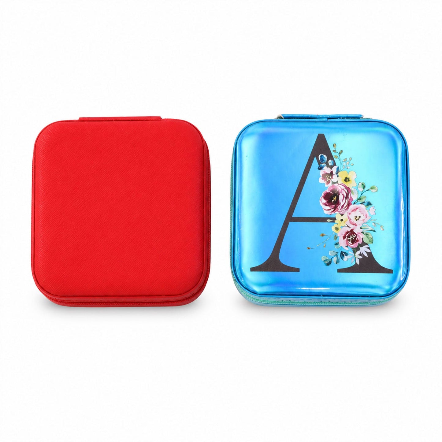 Jewelry box with white background and assorted design