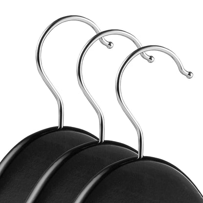 Cloth hanger supporting shirts, coats, and tops in wardrobe