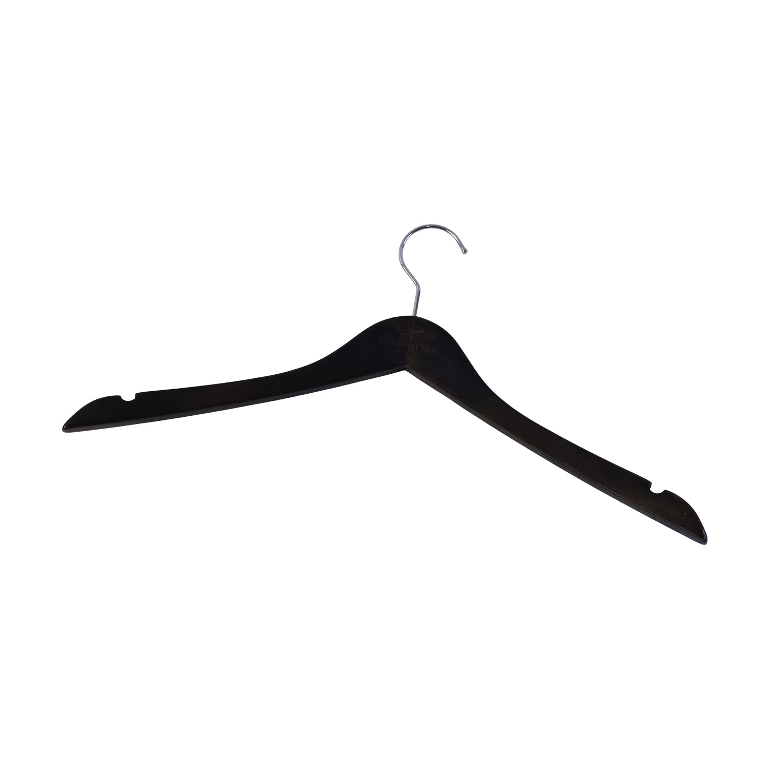 White background showing cloth hanger details