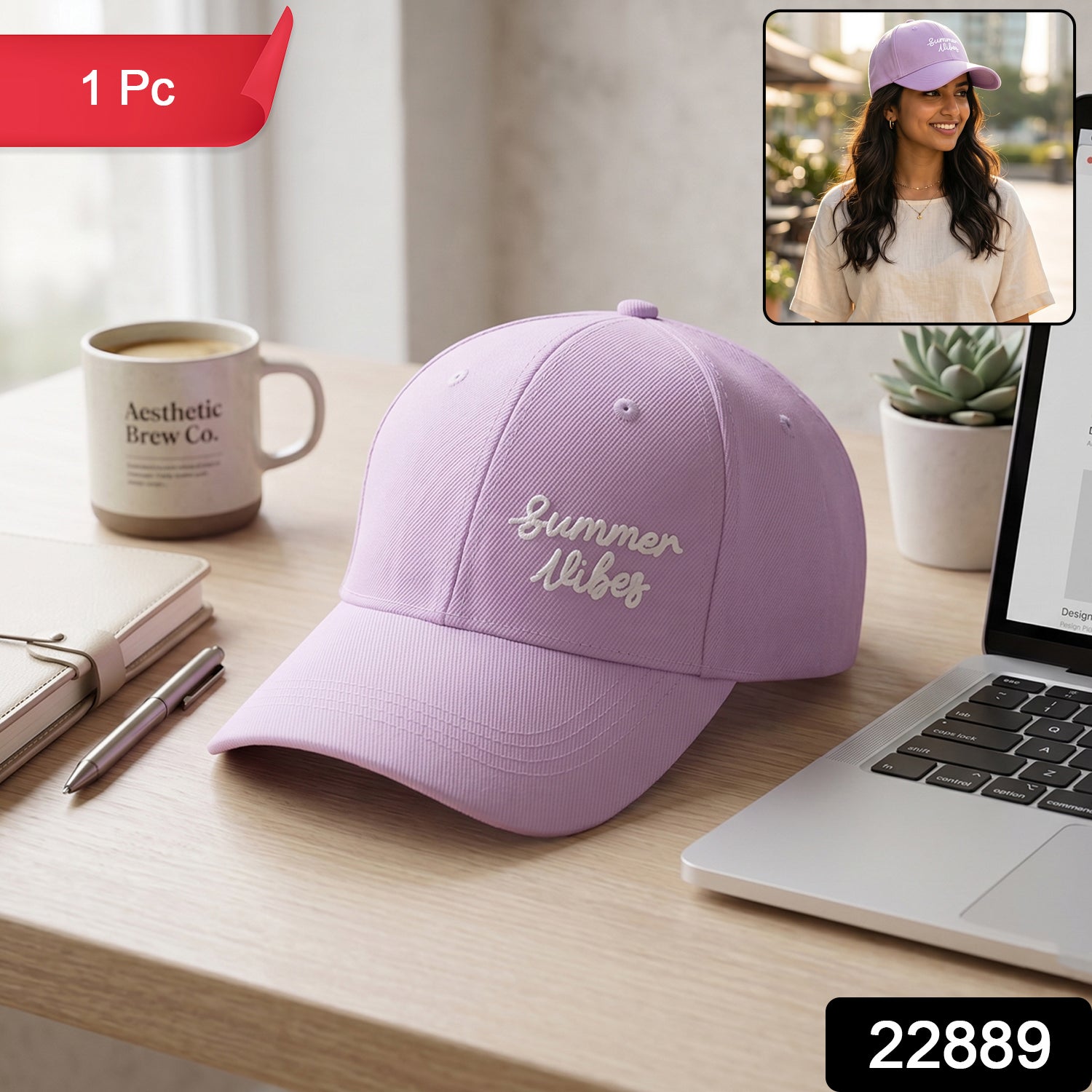 Pack of embroidered baseball caps in various colors for summer fashion