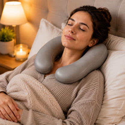 Hot water bag designed for neck pain and warmth