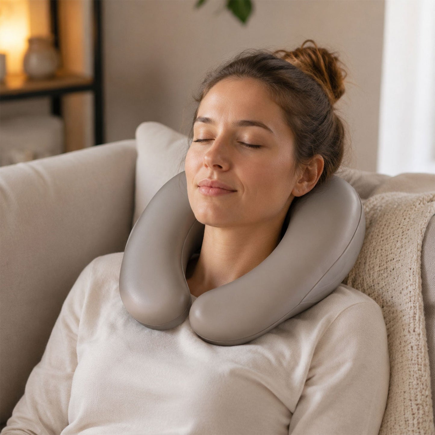 Hot water bag for shoulder warmth and comfort
