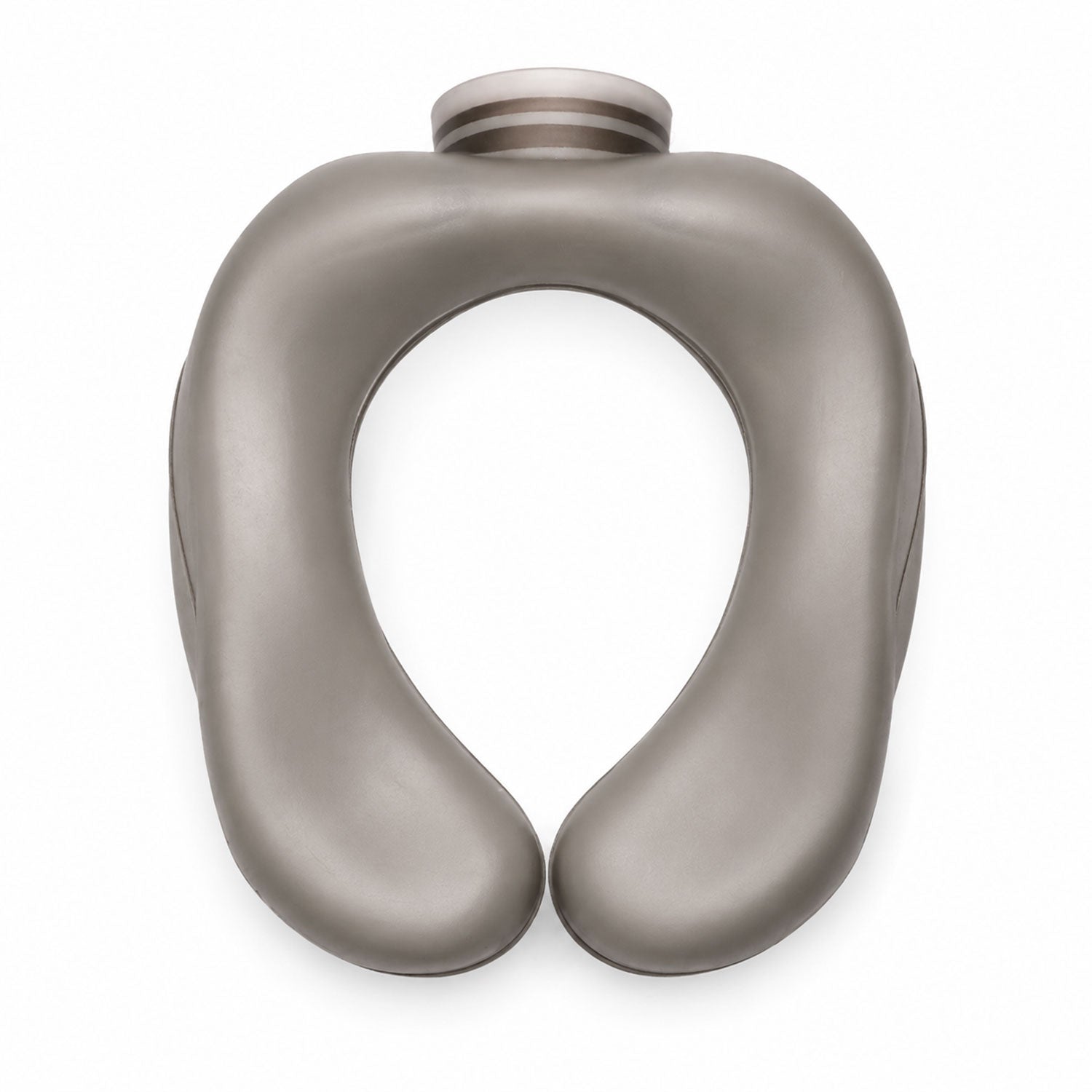 White background hot water bottle showing size and design