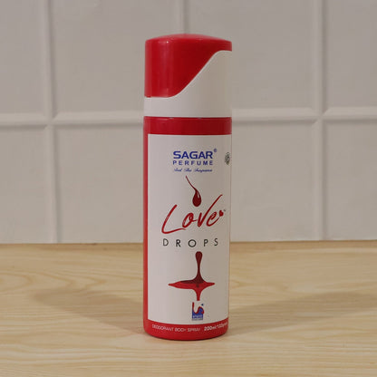 Love Drops pack box of 200ml perfume spray