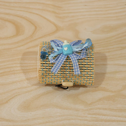 Bamboo gift box organizing jewelry & trinkets