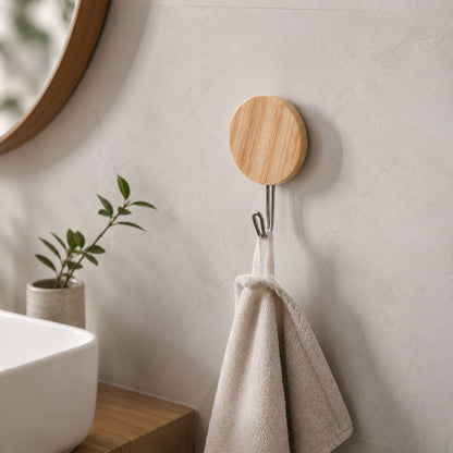 Adhesive hooks with no drill installation detail