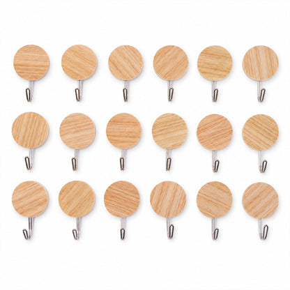 Wall hooks with a white background for size reference