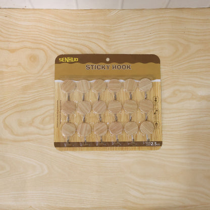 Size guide for self-adhesive wall hooks