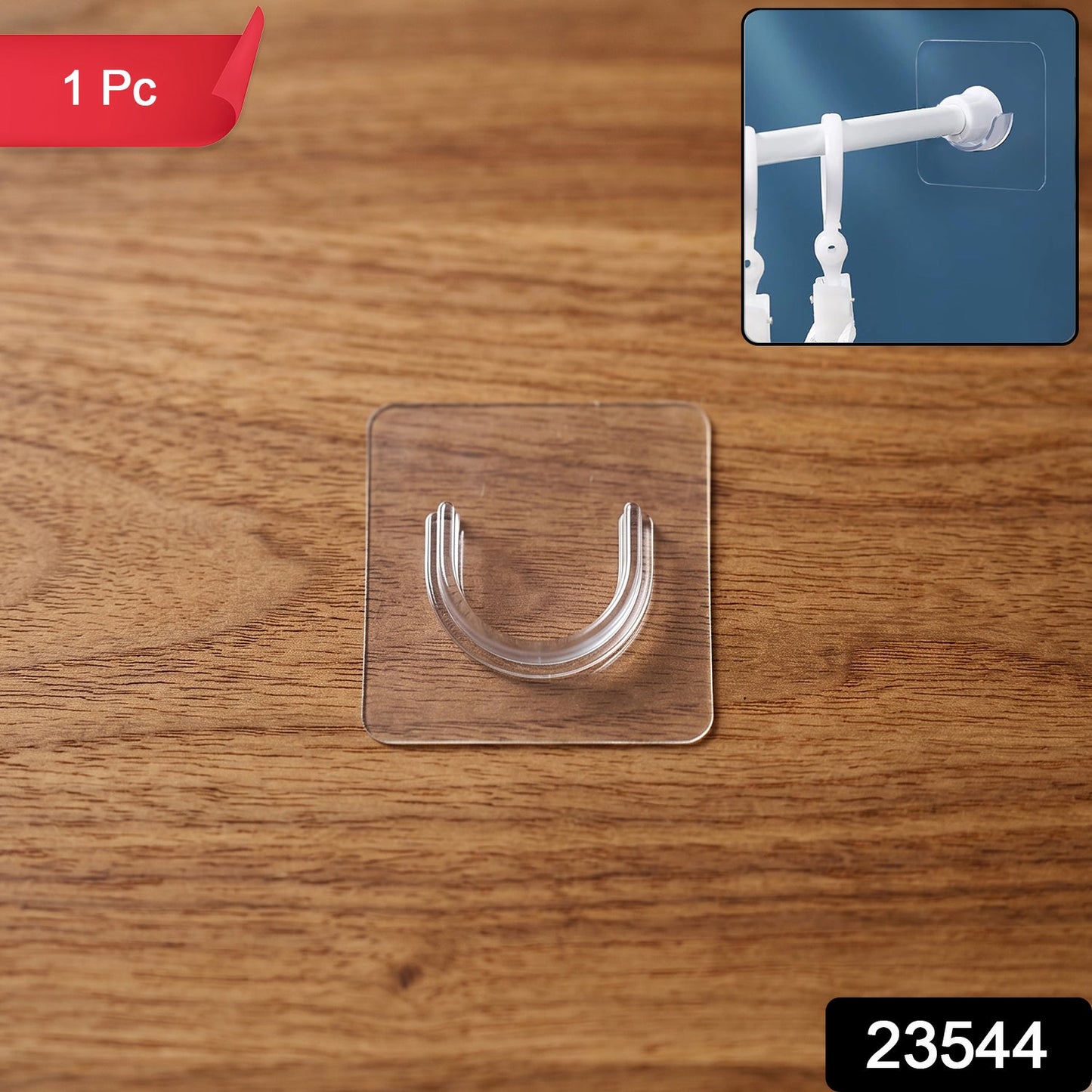 Self-adhesive wall hook pack for bathroom and kitchen