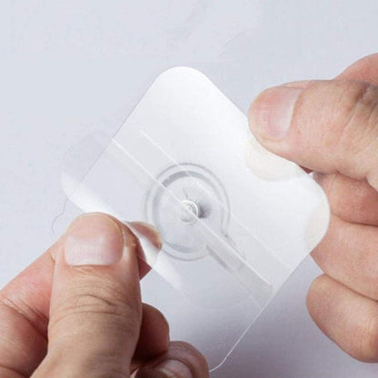 Detail of nail free screw peg on water-resistant wall hook