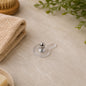 Transparent nail-free wall hook suitable for hanging keys and towels