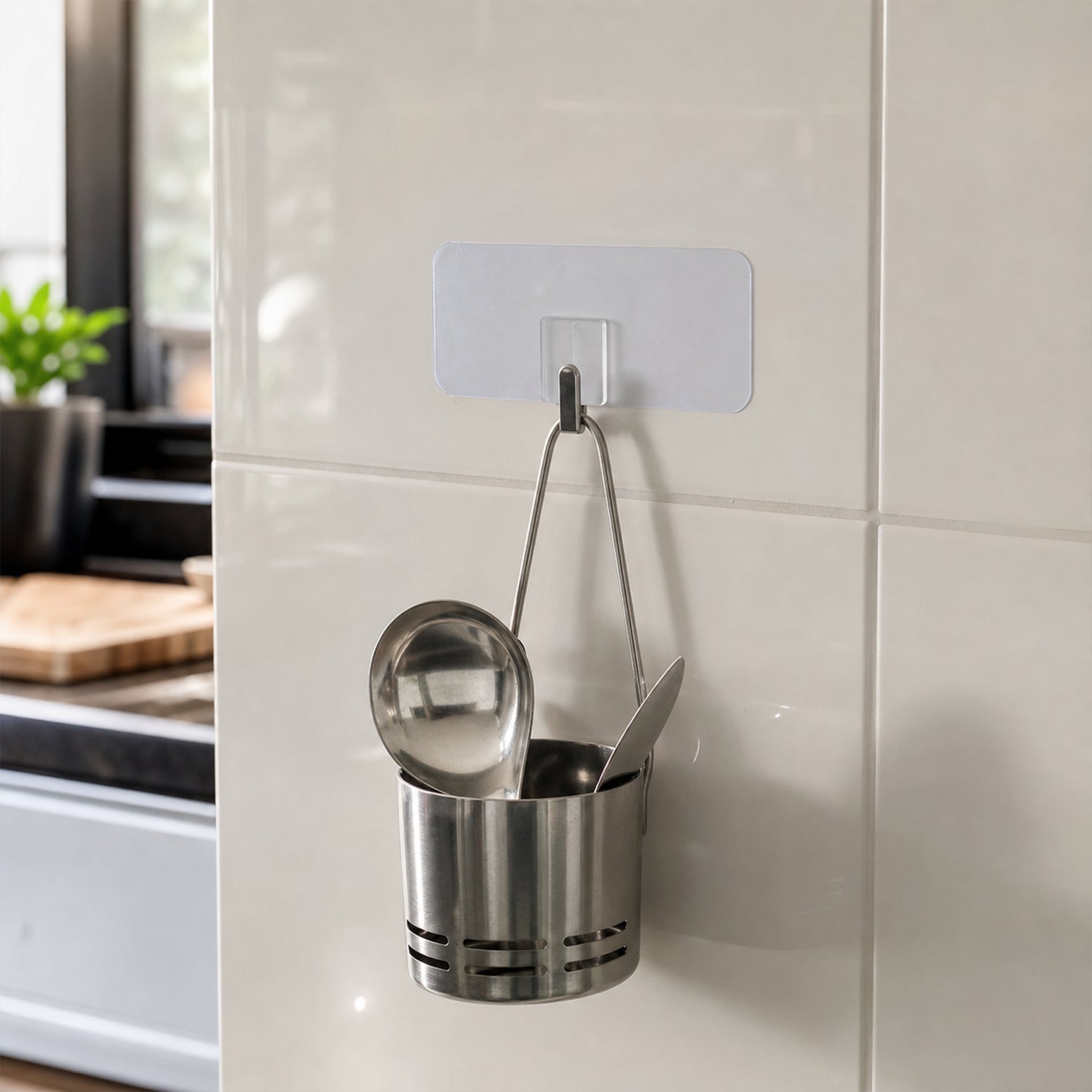 Daily use of transparent adhesive sticker hook