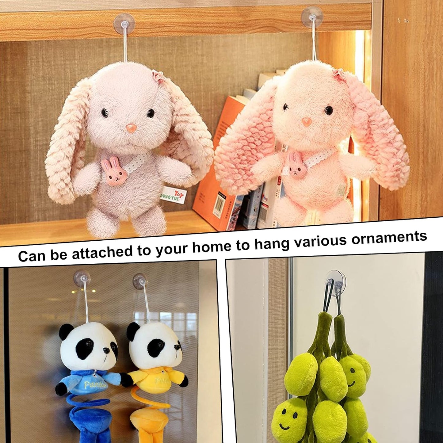 Adhesive hook being used to hang items on wall